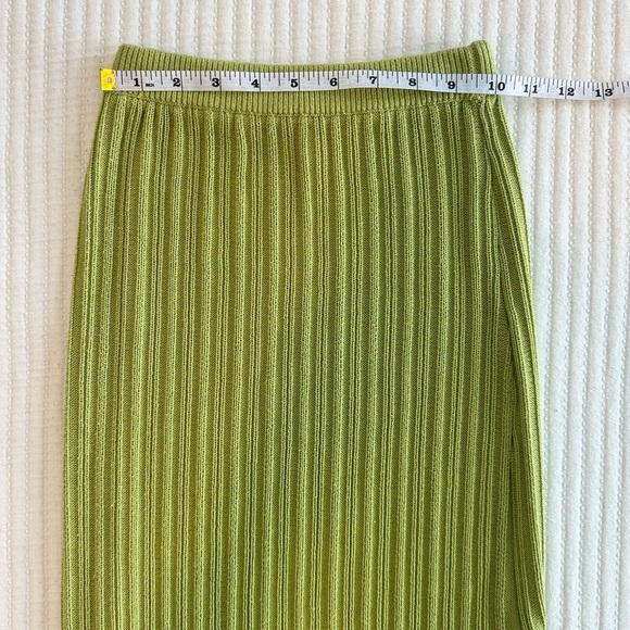 Camila Coelho Lyon Green Midi Skirt on REVOLVE - Picture 5 of 8